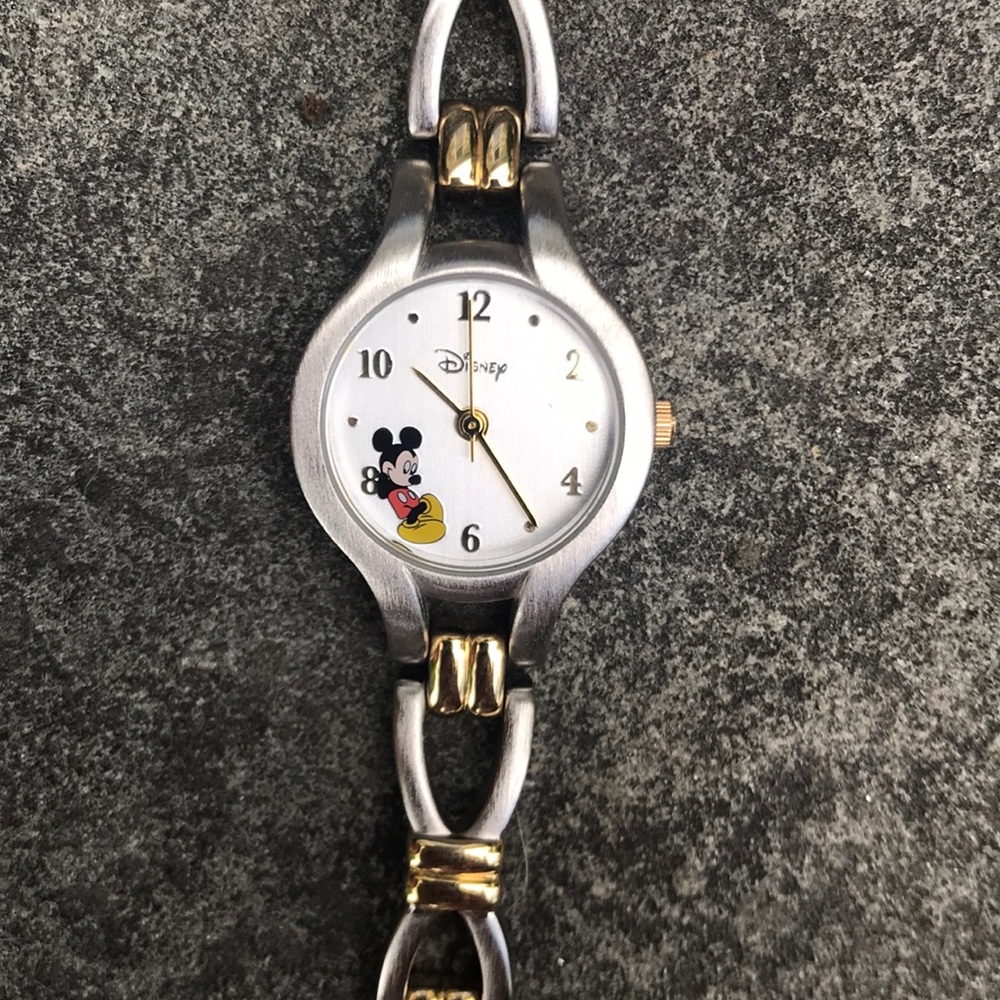 Disney SII Marketing Mickey Mouse Watch Gold/Silv